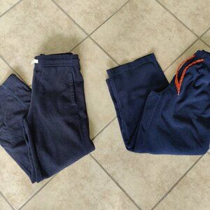 Lot of navy blue fleece sweats size 8